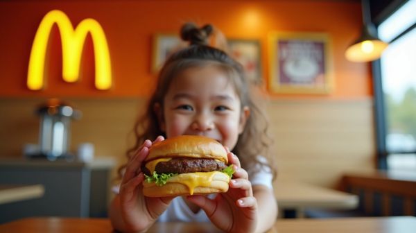 Commandez facilement vos burgers préférés chez McDonald's